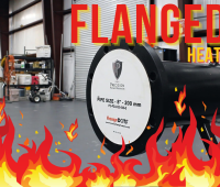 flangeDOT Heat Test | Self-adhesive Flange Protection