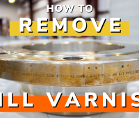 How to remove mill varnish