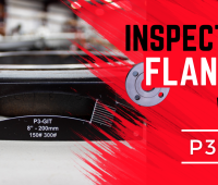 Inspecting flanges with the P3-GIT