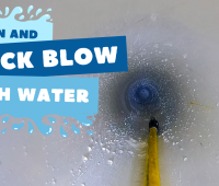 How to Clean & Back Blow Pipe With Water
