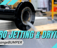 Hydro Jetting & Drying with a flangeBUMPER