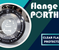 flangePORTHOLE - Clear & Rigid Flange Protection